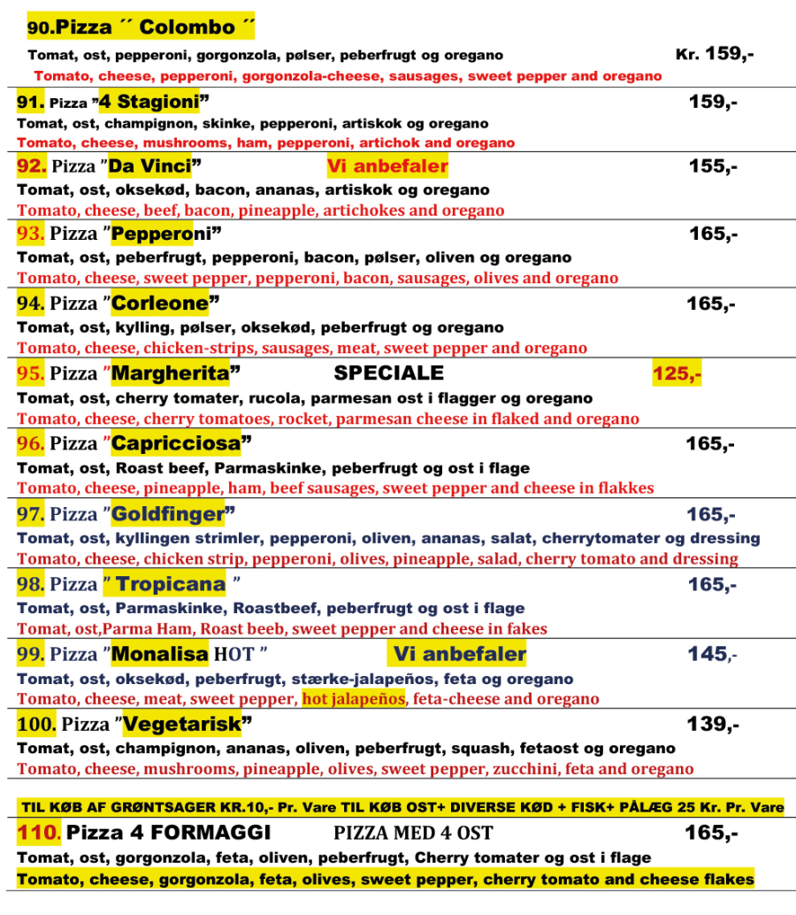 Pizza Ristorant-Roma faaborg